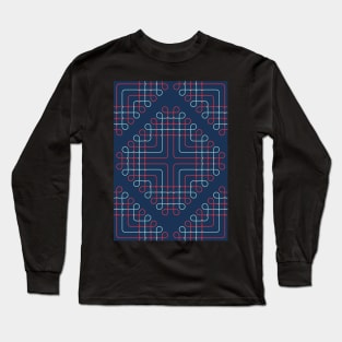 Line art symmetric style Long Sleeve T-Shirt